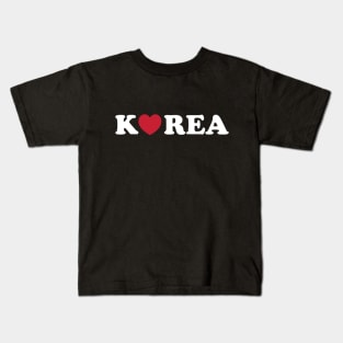 Korea Love Heart Kids T-Shirt